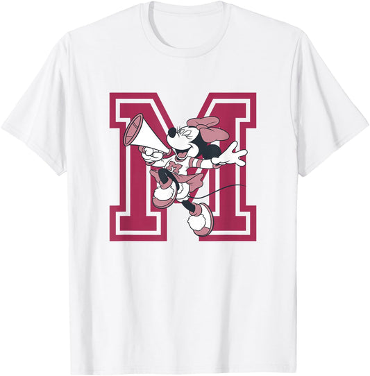 Disney Minnie Mouse Full Of Spirit - Camiseta de animadora, Blanco
