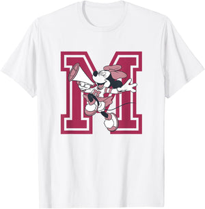 Disney Minnie Mouse Full Of Spirit - Camiseta de animadora, Blanco