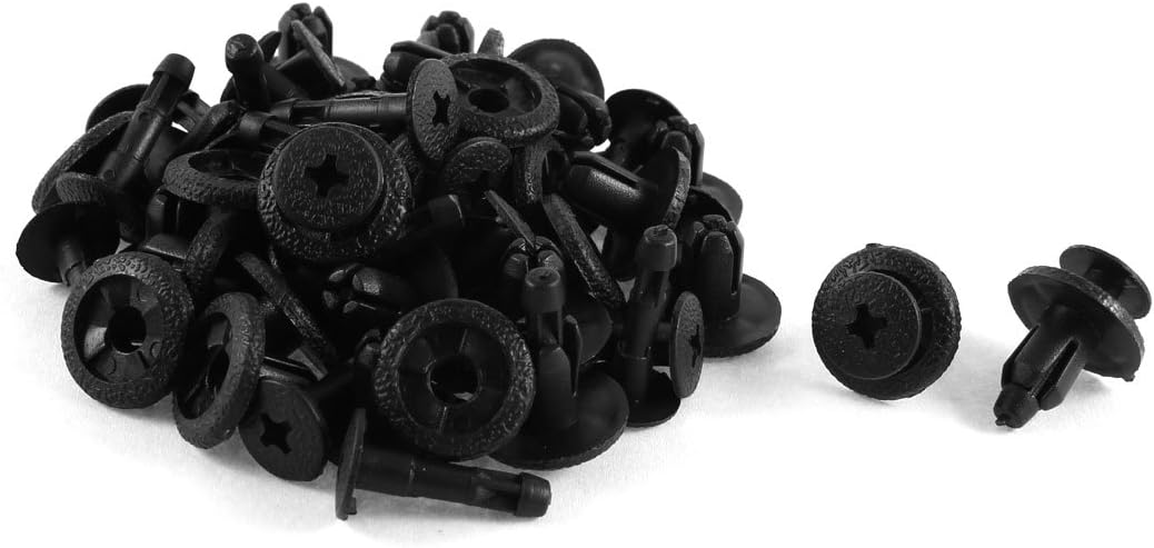 uxcell リベット プッシュクリップ リテーナ トリム パネル 6mm穴径 トヨタに対応 30個入り