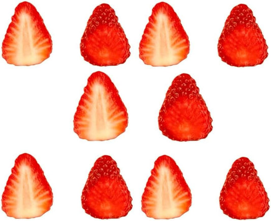 Lifelike ☆ 10 Piece Food Sample, Strawberry, Commercial Use, Fruit, Cafe, Kitchen Car, Crepe Shop, Display, Fake