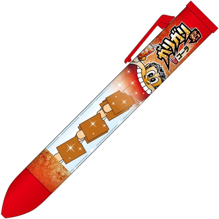 funbox 43068201 Oil-based Ballpoint Pen, Snacks, Sakusaku Ballpoint Pen, Galigari-kun, Cola