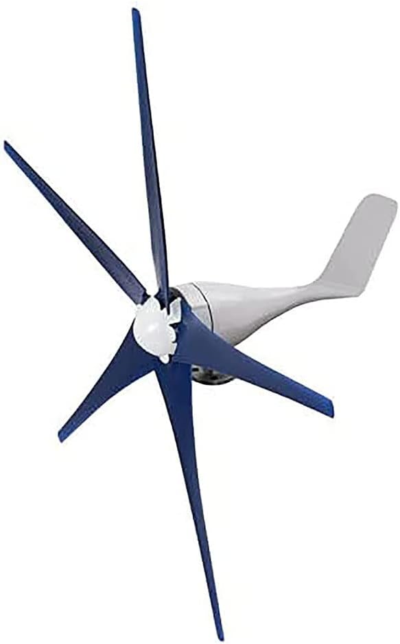 風力タービン、風力タービン発電機キット5ブレード、船舶用充電コントローラー付き風力発電機キット、12V(12V)