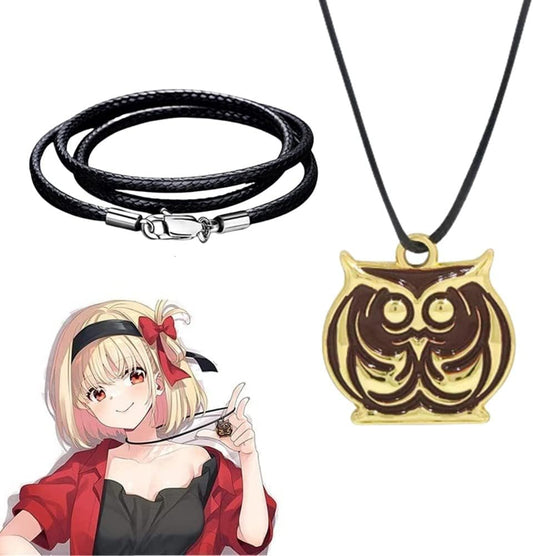 Senzoku Nishiki Necklace, Owl Pendant, Simple, Stylish, Fashion, Cute, Collar, Hypoallergenic, Accessory, Popular, Anime, Characters, Moe Goods, Cosplay Accessories, Licorice, Coil Goods, Unisex,