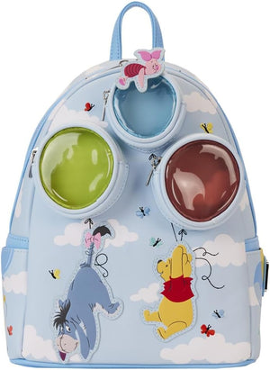 Winnie the Pooh Loungefly – Balloon Friends Women's Mini Backpack Multi-Coloured, Multicolored, One Size