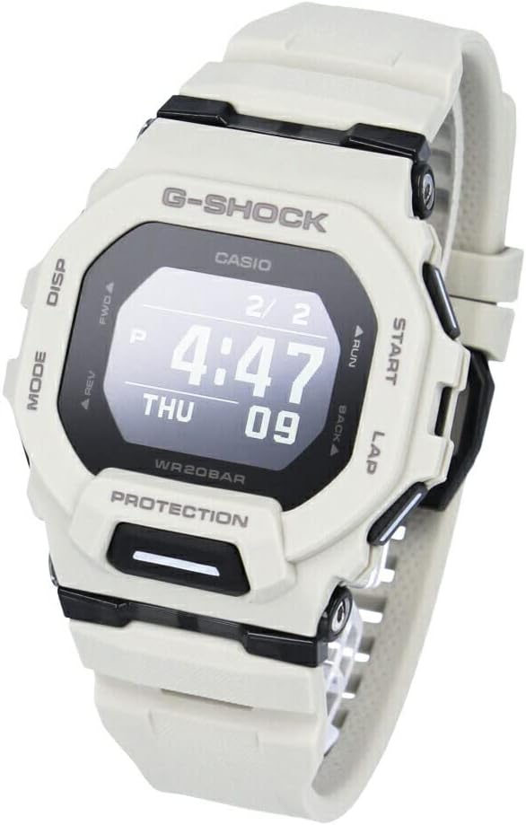 Casio G-Shock G-Shock G-SQUAD GBD-200 SERIES Wristwatch, Men's, Bluetooth, Gray, Black, GBD-200UU-9, sports