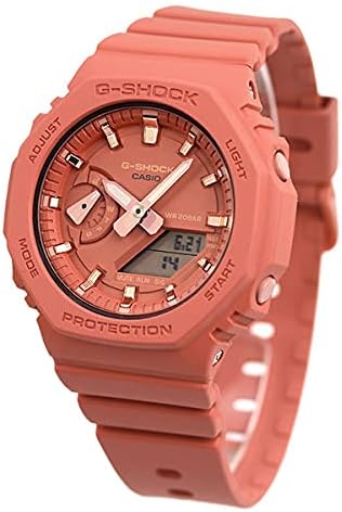 Casio G-Shock GMA Series Overseas Model Quartz Men's Watch GMA-S2100-4A2DR, LCD/Coral