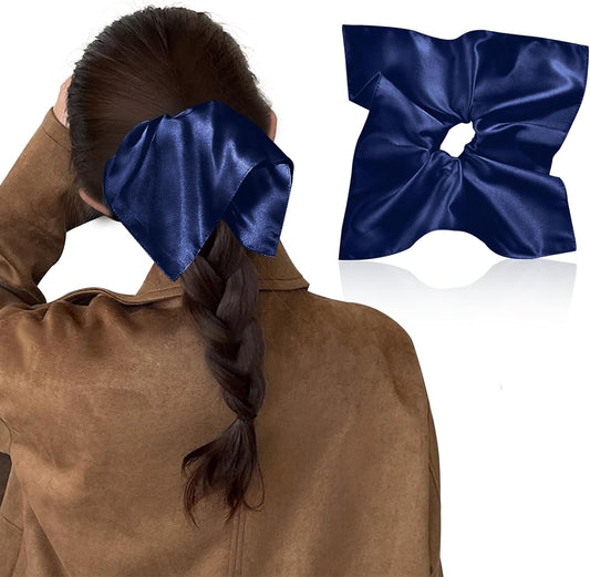 Utukky Silk Scrunchie Silk Hair Rubber Volume, Hair Elastic Fashion, Stylish, Adult 100% Natural Silk, 6A Class, Hair Accessories, Hair Ornament, Anti-Static, Gentle on Hair, Mature Gift