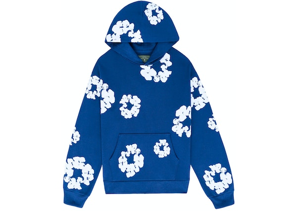DENIM TEARS THE COTTON WREATH SWEATSHIRT ROYAL BLUE