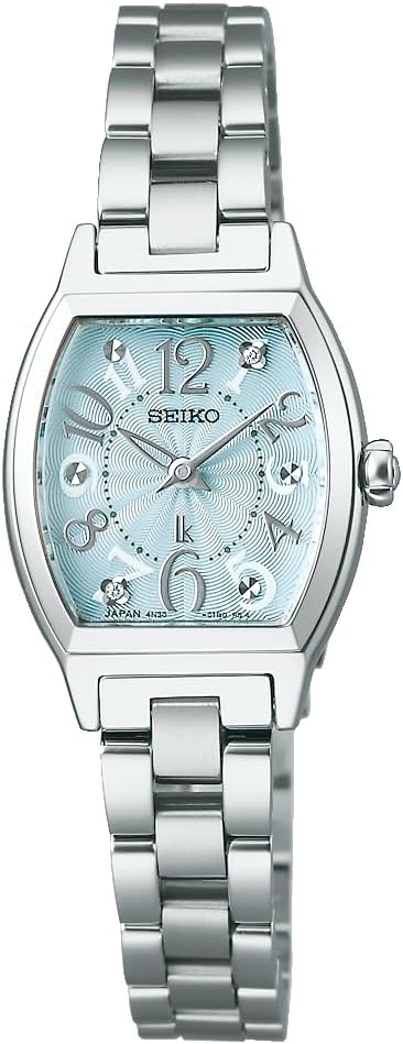 Seiko Watch Happy Collection 2025 SS Main Series Women's Quartz, Case: Silver / Dial: Blue, Bracelet Type