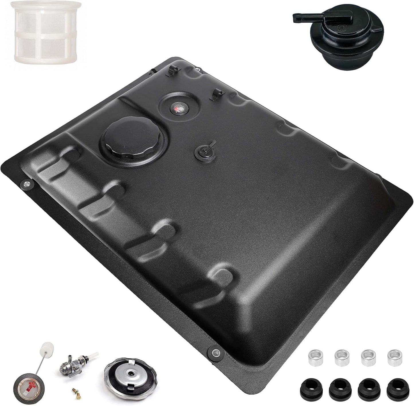 JMCHstore OEM 金属発電機 ガス燃料タンク Generac GP5500 GP6500 RS5500 RS7000E GP7500E RS8000E XT8000E XT8500EFI, 0H7510A / 0H75100SRV 5500w 6500 6500用 0w 7500w 70 389cc OHV ポータブル発電機 ブラック