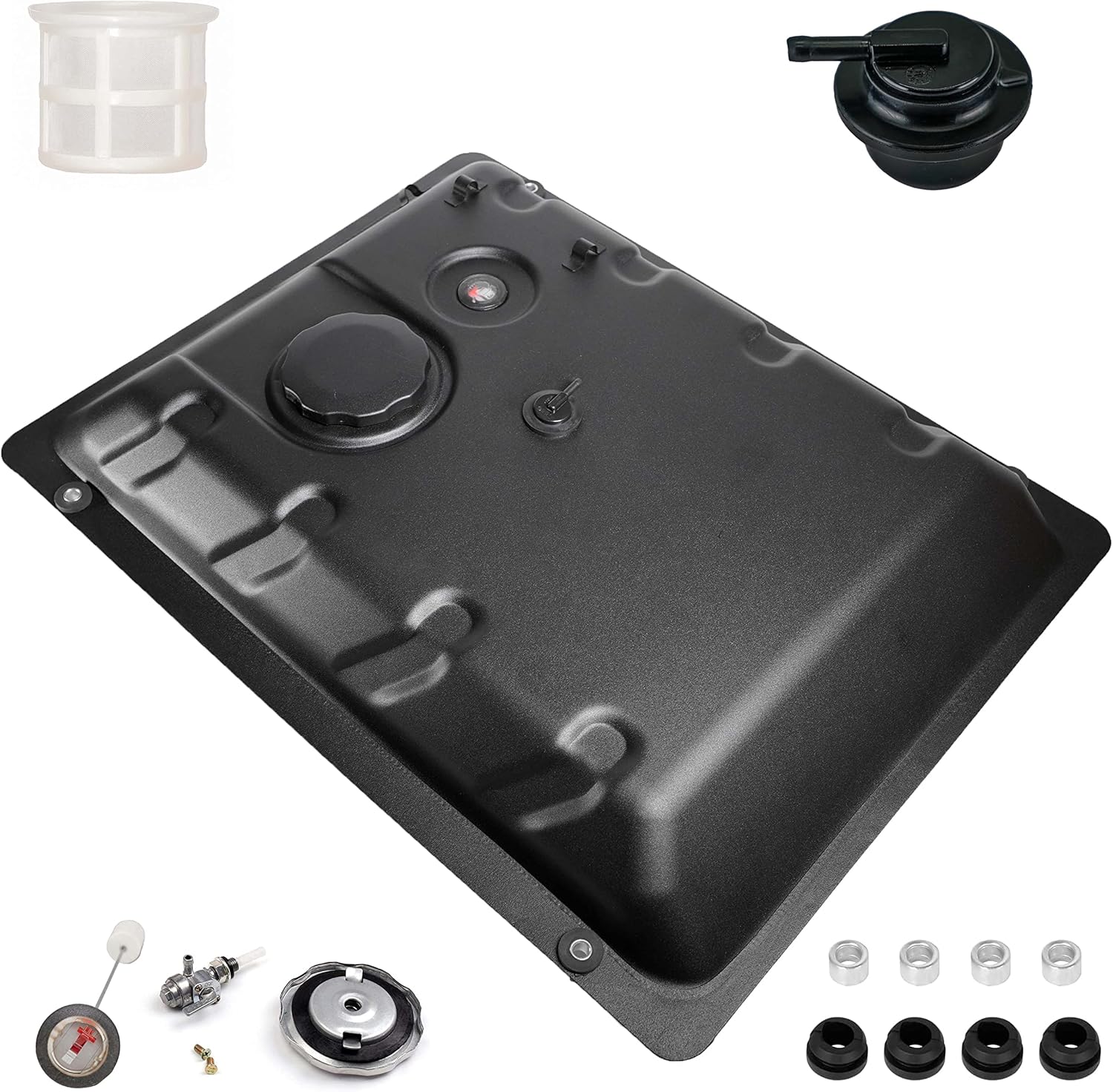 JMCHstore OEM 金属発電機 ガス燃料タンク Generac GP5500 GP6500 RS5500 RS7000E GP7500E RS8000E XT8000E XT8500EFI, 0H7510A / 0H75100SRV 5500w 6500 6500用 0w 7500w 70 389cc OHV ポータブル発電機 ブラック