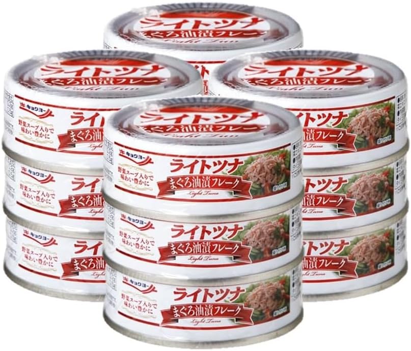 Kyokuyo Light Tuna Tuna in Oil 3 Cans R (70g×3) ×4 Pack