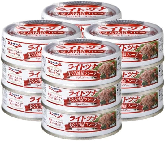 Kyokuyo Light Tuna Tuna in Oil 3 Cans R (70g×3) ×4 Pack