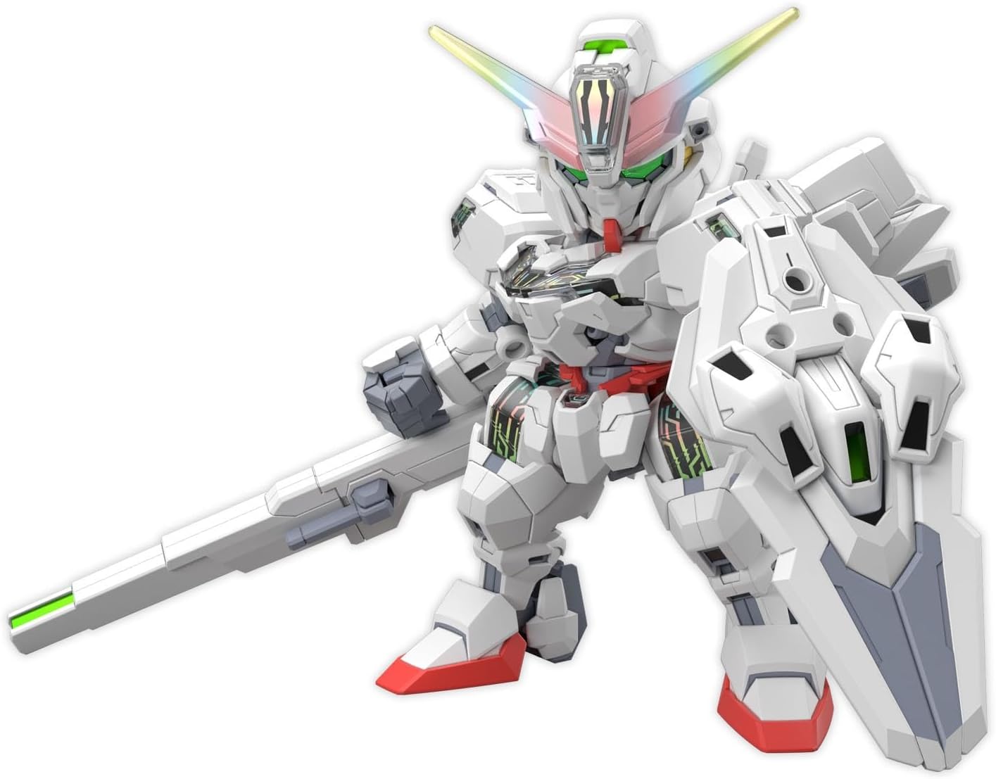 SD Gundam Cross Silhouette Mobile Suit Gundam The Witch from Mercury Gundam Calibarn Pre-colored Plastic Model