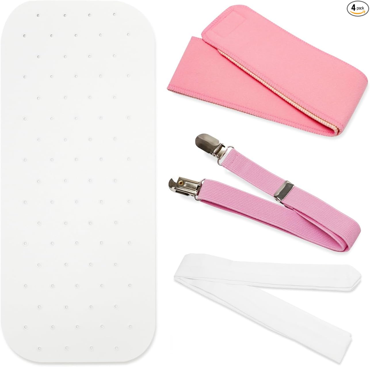 Amemari Yukata Dressing Set, 4-piece Set, Dressing Accessories, Yukata, Summer Kimono Accessories, 4 Pieces, For Yukata, Kimono, For Yukata, Mesh Front, Magic Belt, Attached Belt, Waist Straps, Kimono