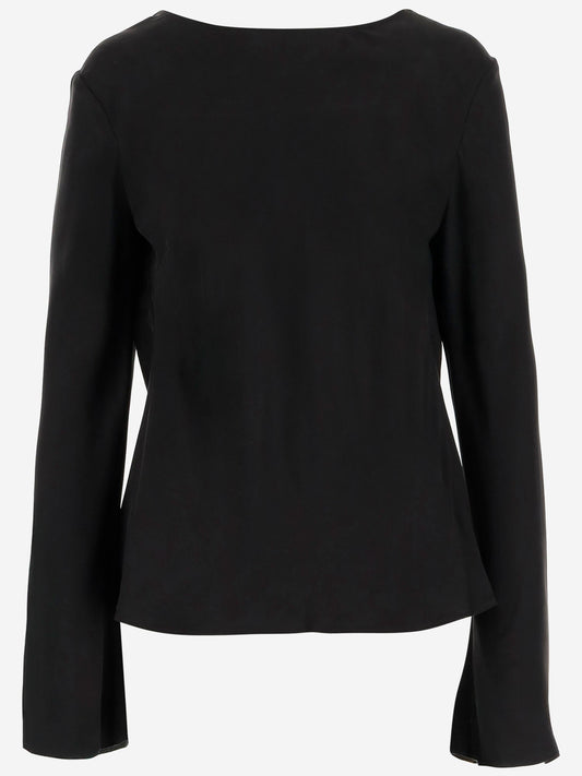 By Malene Birger カプロとビスコースのマレン・ビルガー・ローラ・シャツによって - Image 1