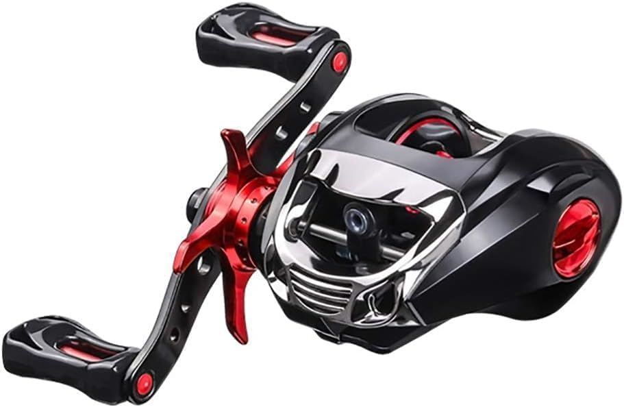 Bait Reel, Sea, Stream, Fishing, Reel, Freshwater, Universal, Left/Right Handle, Lightweight, Casting, Magnetic Brake and Centrifugal Brake, Biaxial Reel, Lightweight, Far-Tossing, Mountain