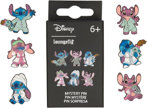 Loungefly - Disney - Stitch - Stich & Angel in Pyjamas Enamel Pin - 1 of 6 to Collect - Styles Vary - Lilo and Stitch - Enamel Pin Mystery Box