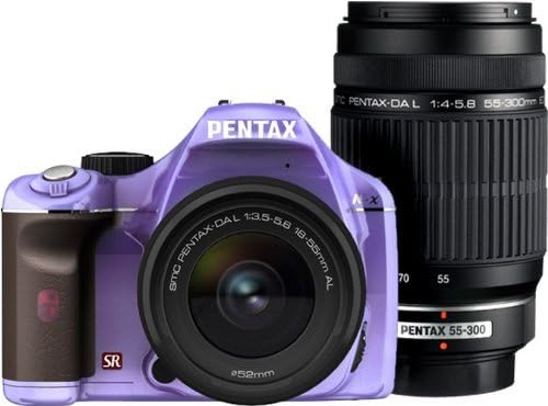 PENTAX デジタル一眼レフカメラ K-x ダブルズームキット ライトブルー/ブラウン 079