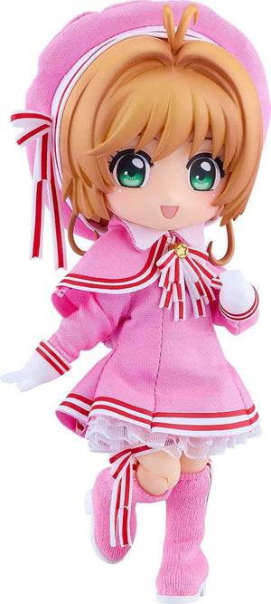 グッドスマイルカンパニー カードキャプターさくら クリアカード編 ねんどろいどどーる 木之本桜 コスチュームVer. 布 磁石 プラスチック製 塗装済み可動フィギュア ノンスケール 専用台座付属 全高約140mm