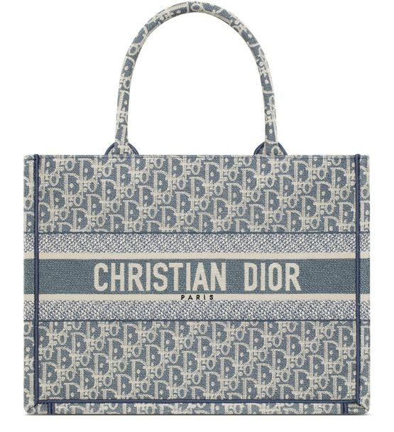 Medium Dior Book Tote Dior Oblique embroidery - Image 1
