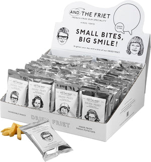 Official: DRIED FRIET Mini 48 Pieces (And The Frits) Gift Box, Tokyo Souvenir, Potato Chips, Western Confectionery Gift