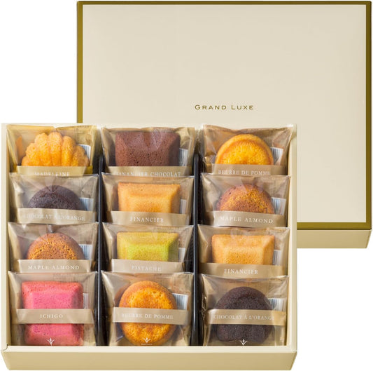 Bourmich Grandlux (8 Types of 12) Same Day Shipping No Carry Bag Homecoming Souvenir Gift Sweets Assorted Candy Fold