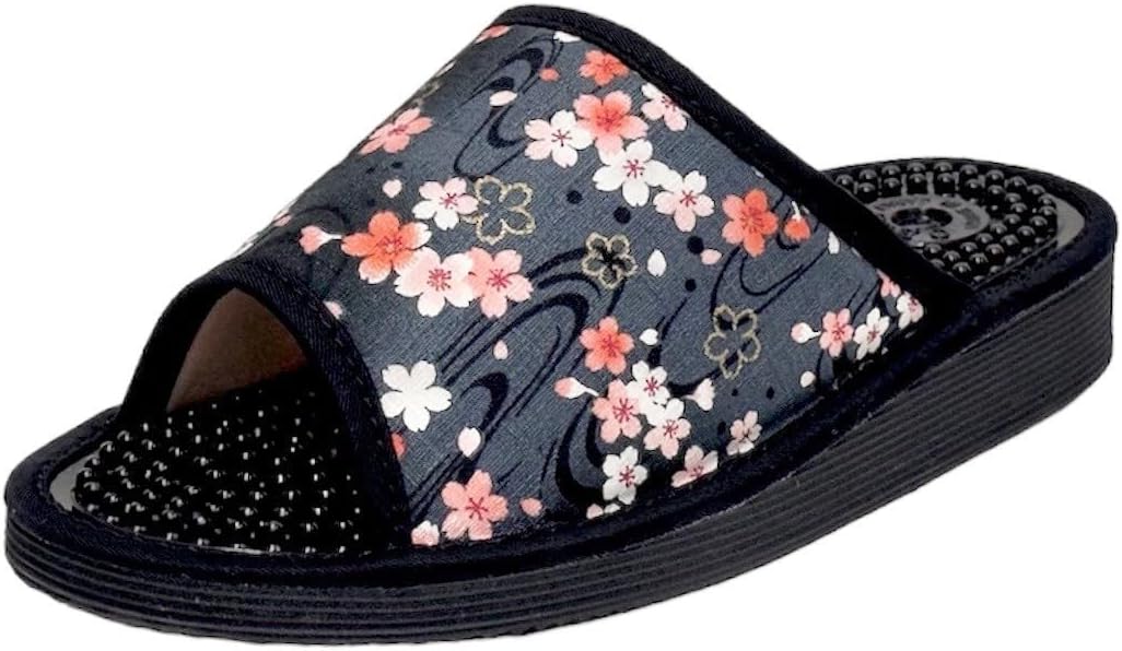 Daiming Shokai Women's Health Sandals, Japanese Pattern, Japanese Style, Slippers, Made in Japan