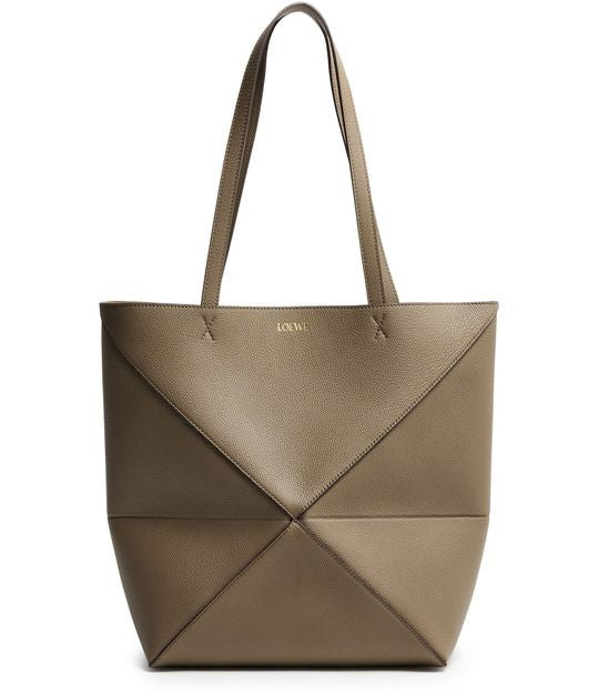 LOEWE Medium Puzzle Fold tote in soft grained calfskin - Image 1