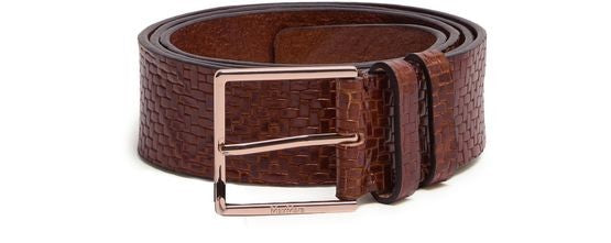 MAX MARA Braided leather belt - Image 1