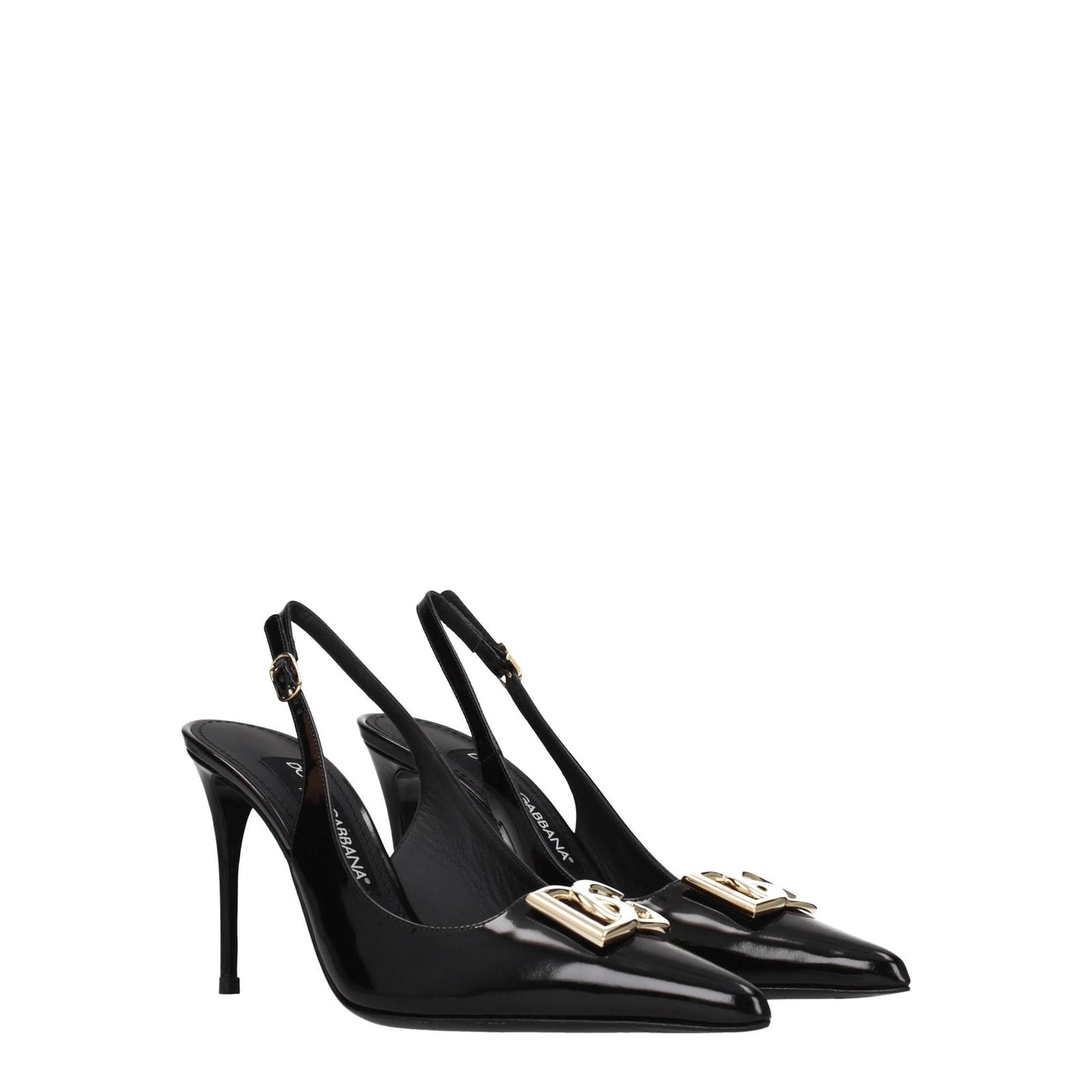 Dolce  Gabbana ドルチェ＆ガッバーナサンダル女性レザーブラック - Image 1