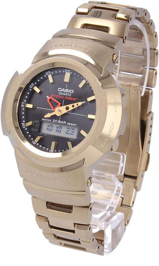 CASIO G-SHOCK G-Shock Full Metal Watch Men's Waterproof Radio Wave Solar Gold AWM-500GD-9A [Parallel Import], Bracelet Type