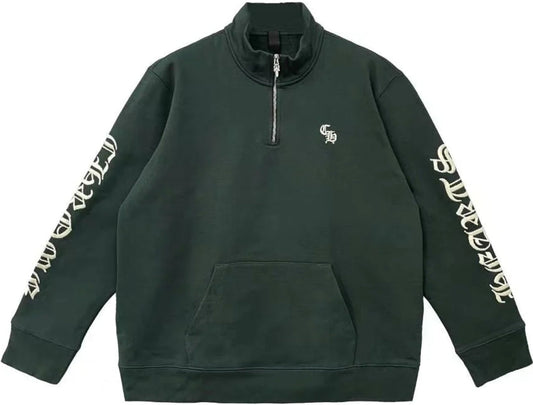 CHROME HEARTS 'SLO RIDE' GREEN QUARTER ZIP