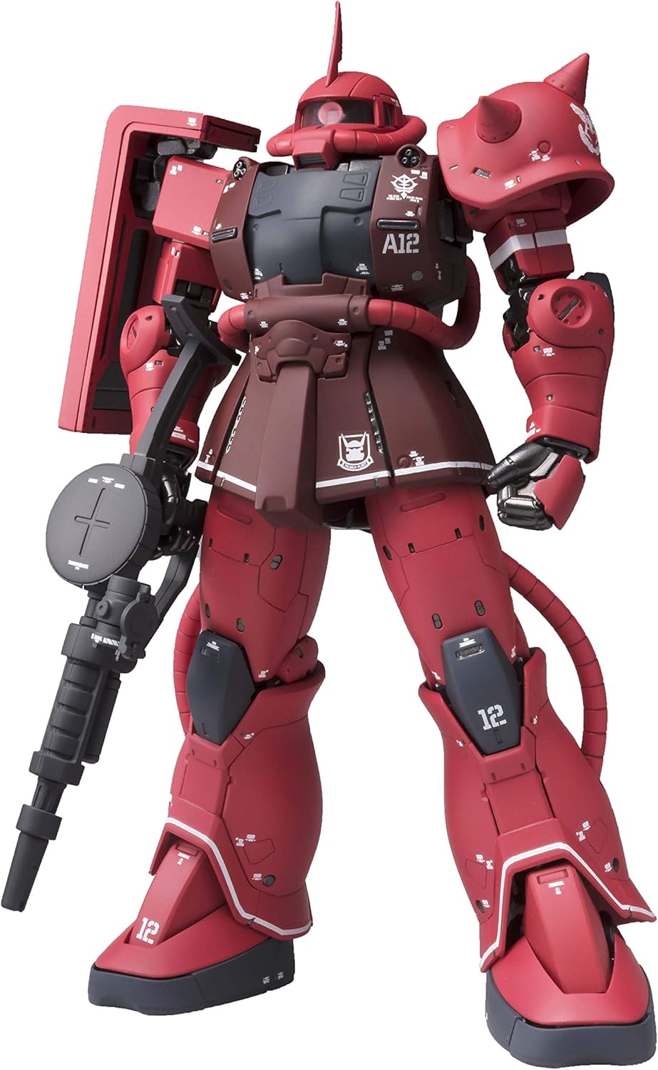GUNDAM FIX FIGURATION METAL COMPOSITE Mobile Suit Gundam MS-06S Zaku II For Char, Approx. 7.1 inches (180 mm), ABS & PVC & Die Cast Pre-painted Action Figure