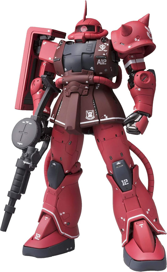 GUNDAM FIX FIGURATION METAL COMPOSITE Mobile Suit Gundam MS-06S Zaku II For Char, Approx. 7.1 inches (180 mm), ABS & PVC & Die Cast Pre-painted Action Figure