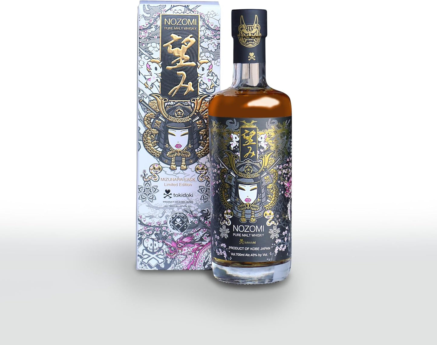 Tokidoki x Kobe Distillery | Aged for 17 months, using natural soft water from Kamigawa, Hyogo Prefecture