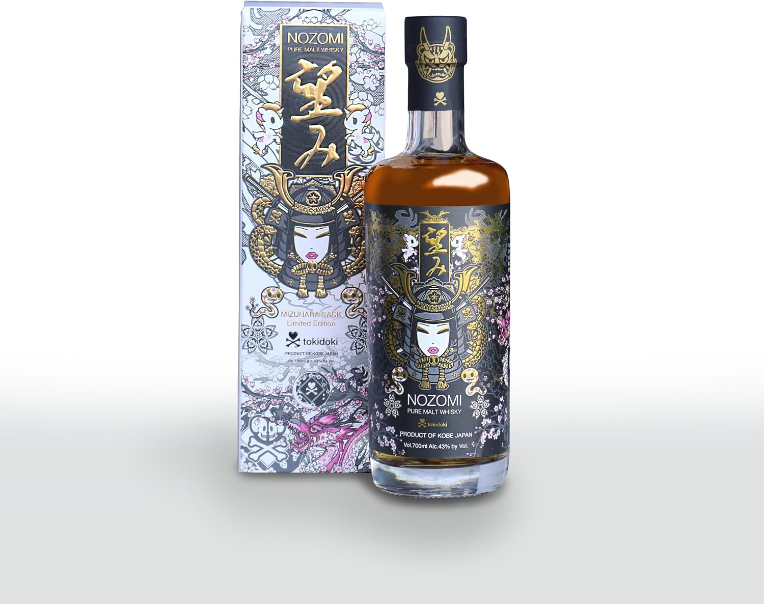 Tokidoki x Kobe Distillery | Aged for 17 months, using natural soft water from Kamigawa, Hyogo Prefecture