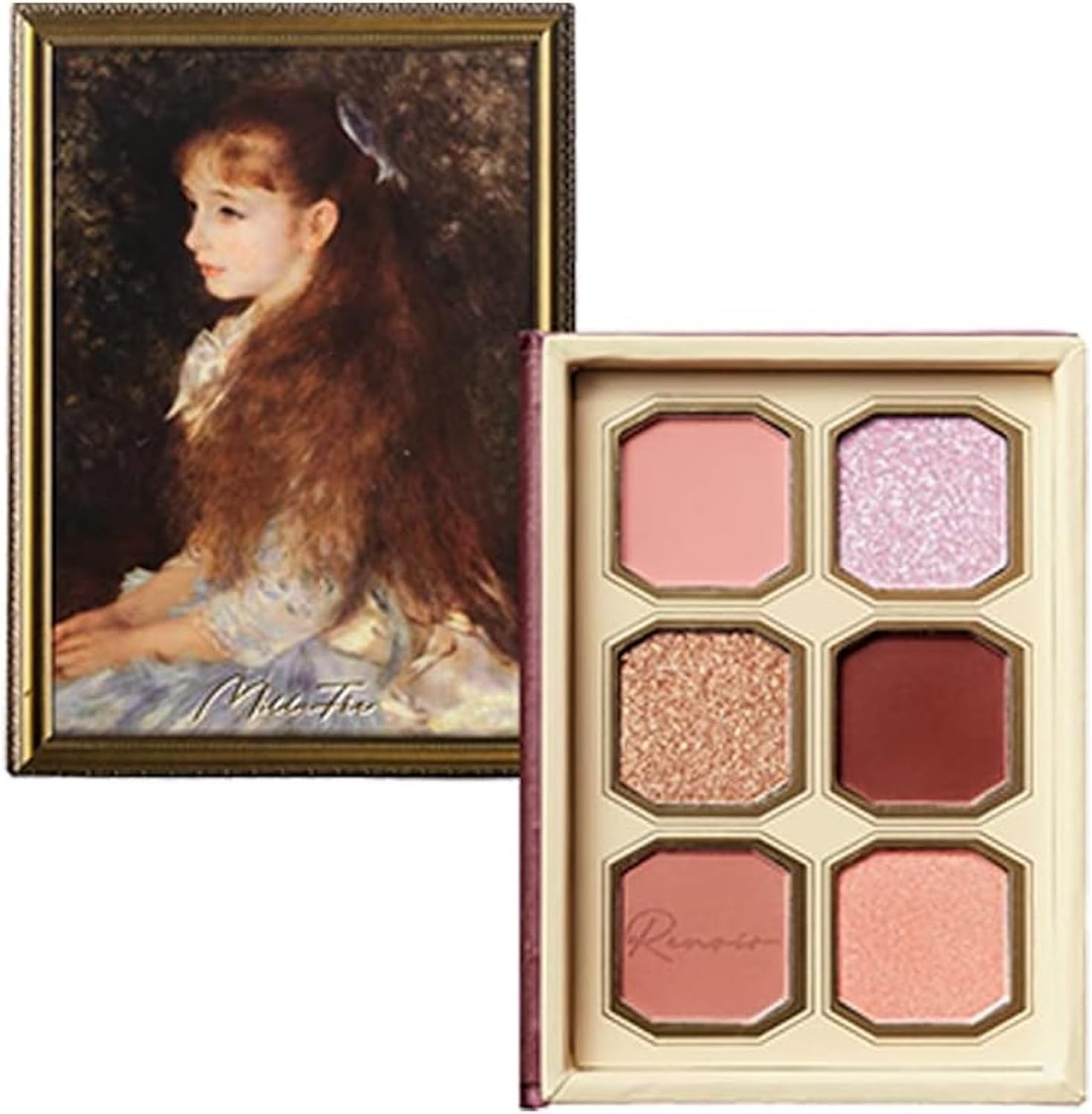 MilleFee (01 Irène Cahen D'Anvers) Painting-Inspired Eyeshadow Palette, Gift, Pink Eyeshadow