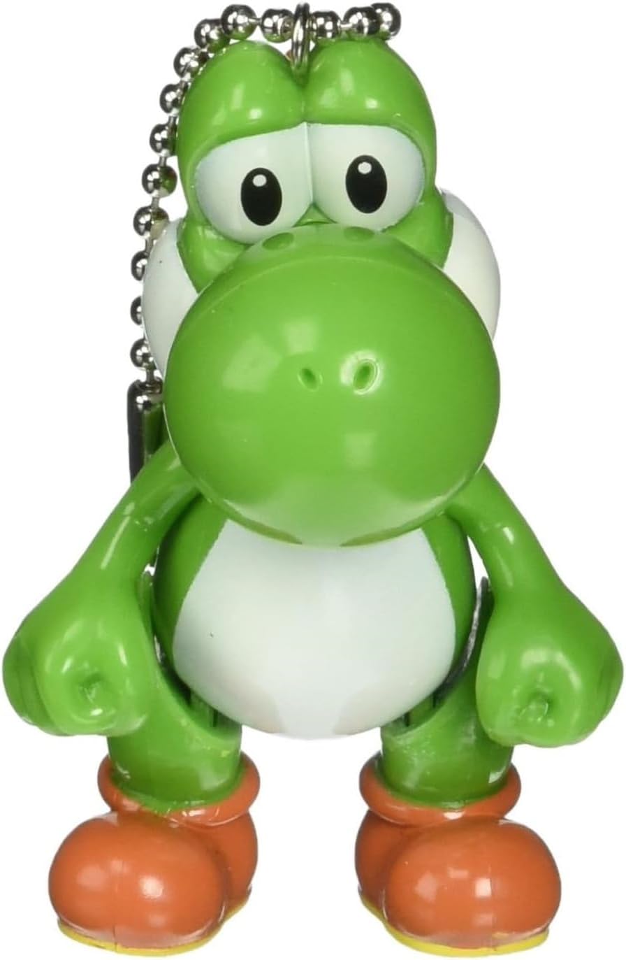 Morimotosangyo Super Mario Swing Mascot Ver.2 Yoshi RM-7725 W1.7 x H2.8 x D1.6 inches (W42 x H71 x D40 mm)