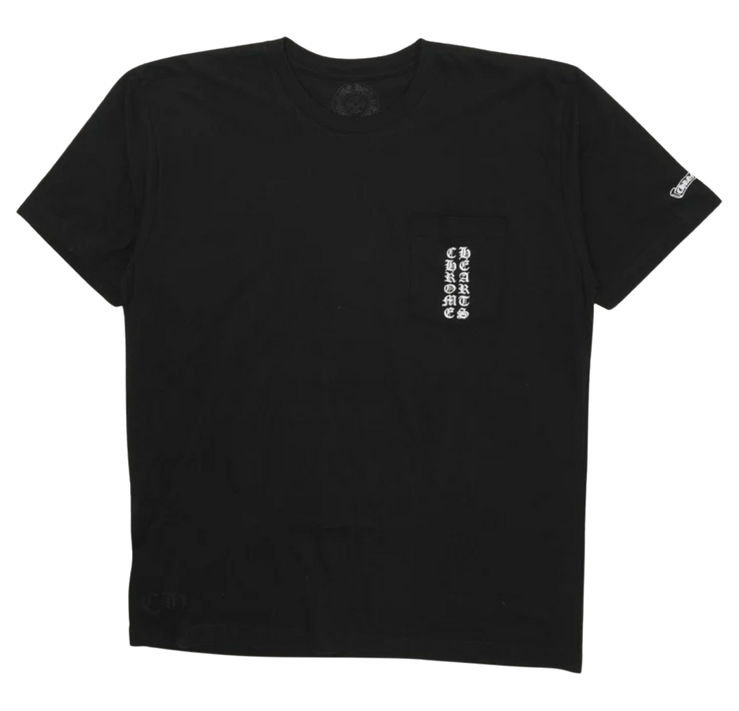 CHROME HEARTS VERTICAL LOGO 'TOKYO' POCKET TEE