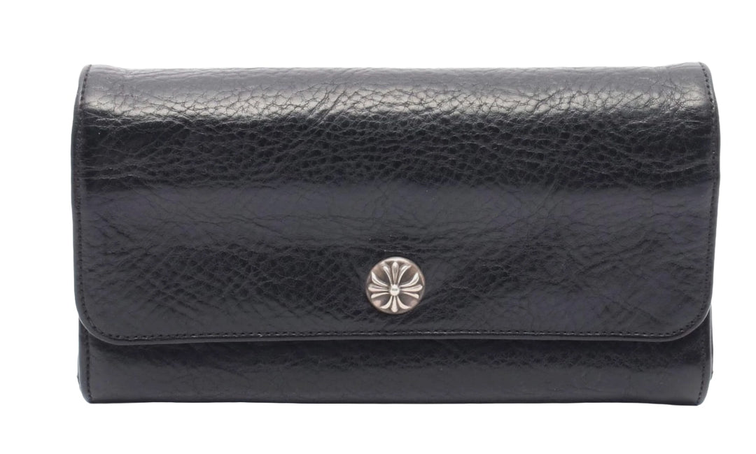 CHROME HEARTS 'BLACK' JUDY BIFOLD WALLET
