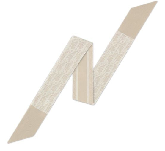 Dior Oblique Natte Mitzah Scarf - Image 1
