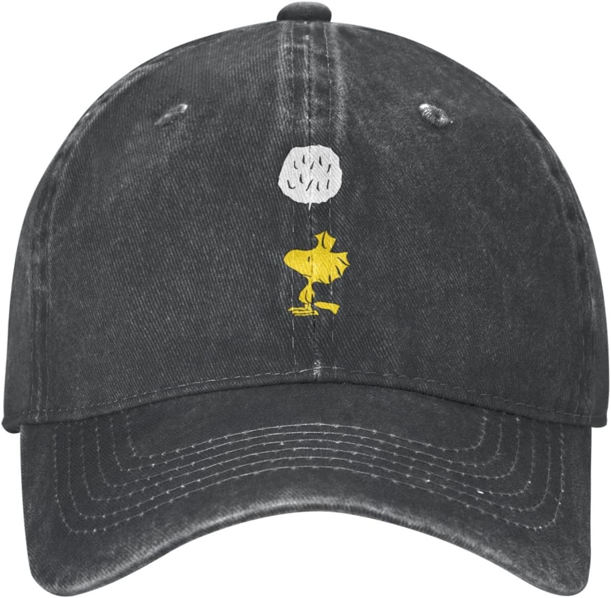 ZOOKISS Woodstock Snoopy 6 Men's Hat, Quick-Drying Cap, Adjustable, Lightweight, Breathable, Sunshade, Outdoor Cap, Baseball Cap, UV Protection, Spring, Summer, Autumn, Winter, Popular, Unisex, Anime