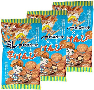 Kochi Prefecture Special Products, Millet Biscuit, Potato Kempi, Mixed Pack, 3.5 oz (100 g), 3 Bags