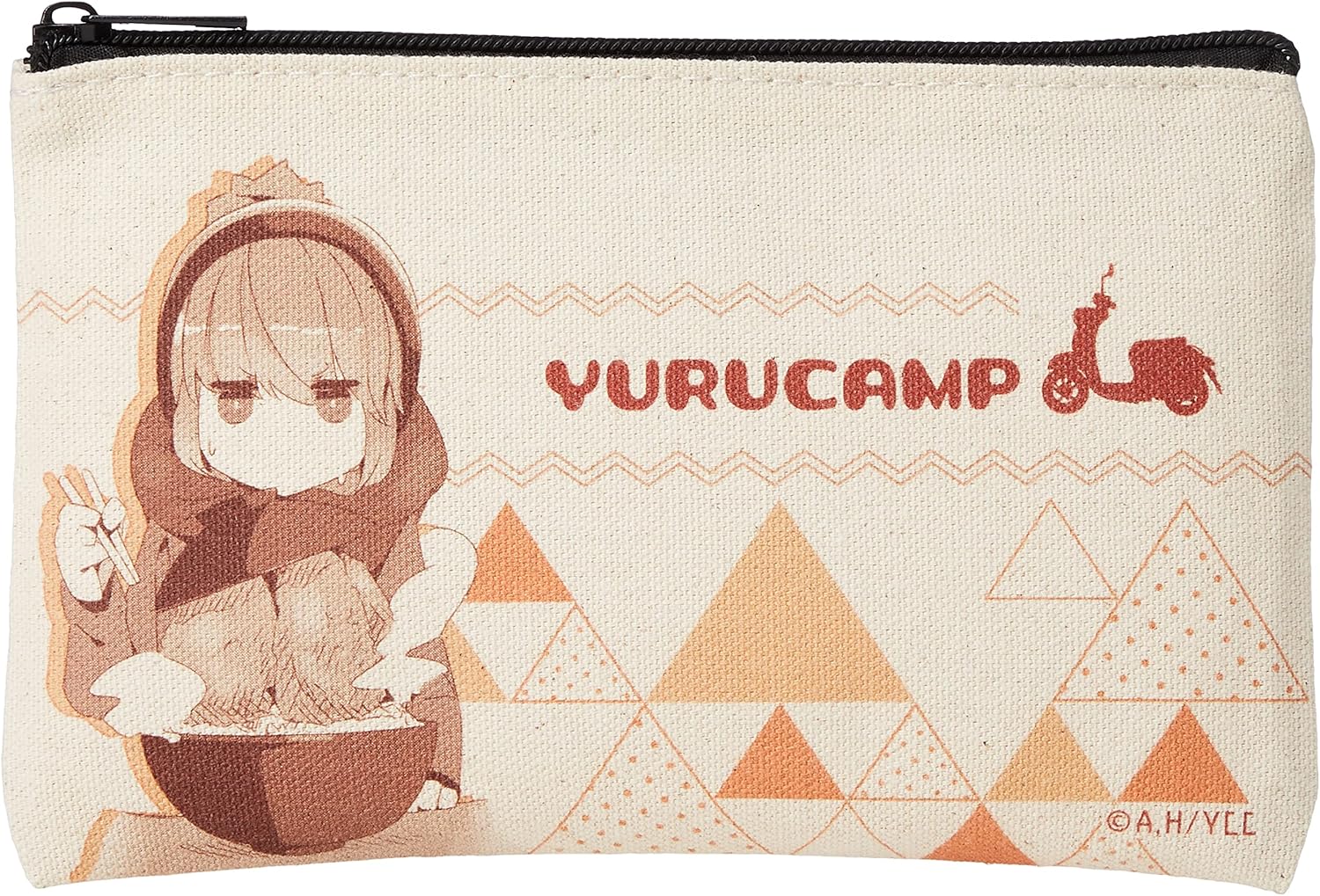 License Agent Loose Camp Flat Pouch Design 02 (Shima Rin/A)
