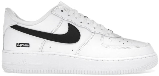 NIKE AIR FORCE 1 LOW SUPREME WHITE BLACK