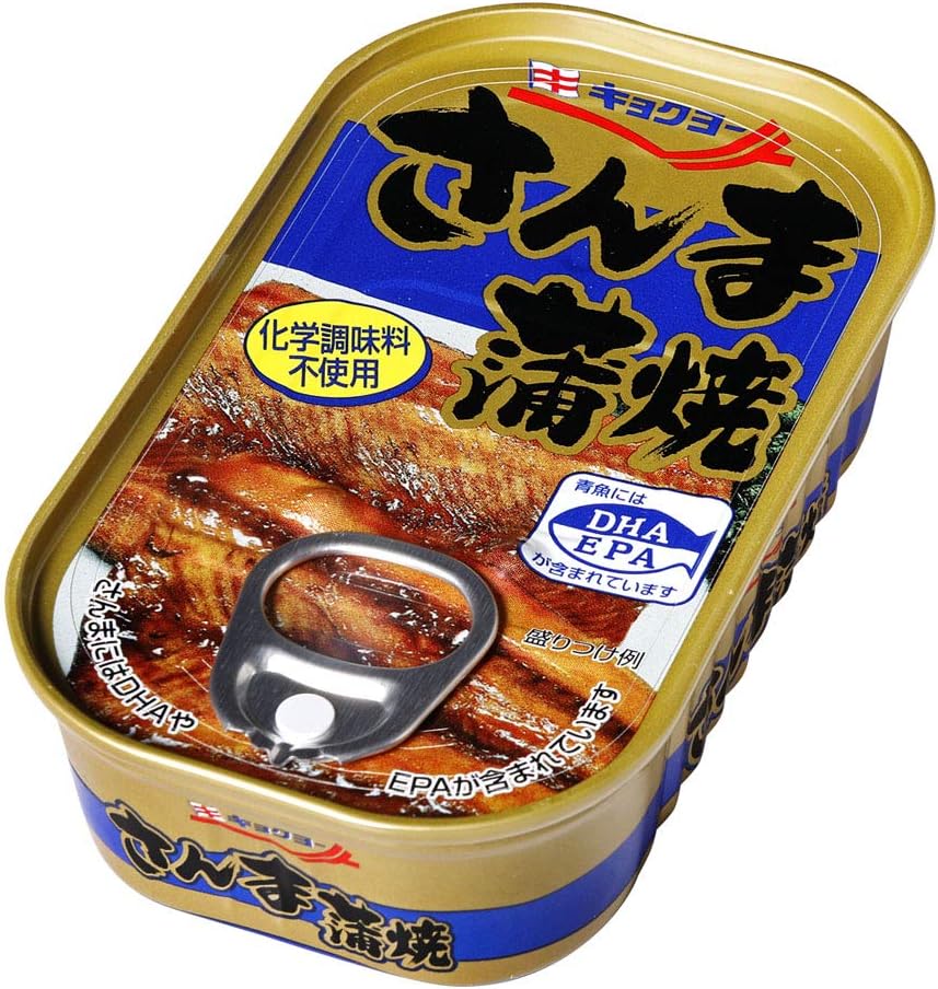 Kyokuyo Saury Kabayaki, 3.5 oz (100 g) x 5 Packs