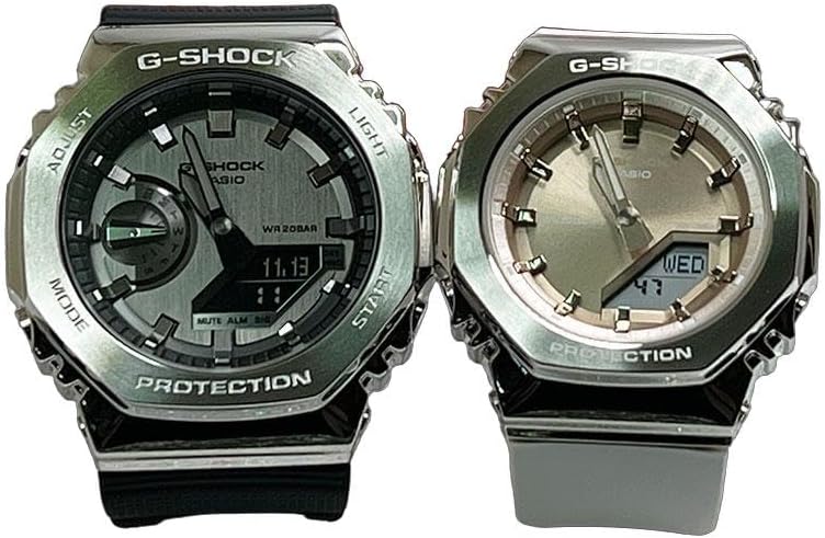 Casio Pair Watch G-SHOCK G-SHOCK BABY-G Baby G Quartz, Genuine Pair Case, Set of 2 Analog Digital GM-2100-1AJF GM-S2110-7A9JF Wristwatch [Domestic Genuine Product]