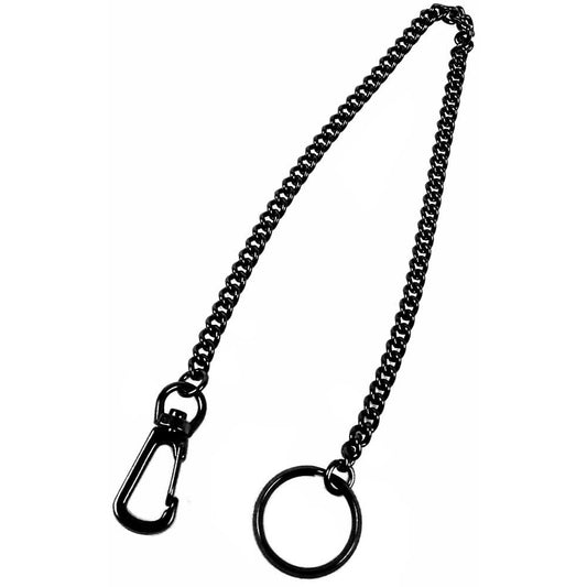 Nissa Chain Key Chain, 11.8 inches (30 cm), No.2, Black Nickel