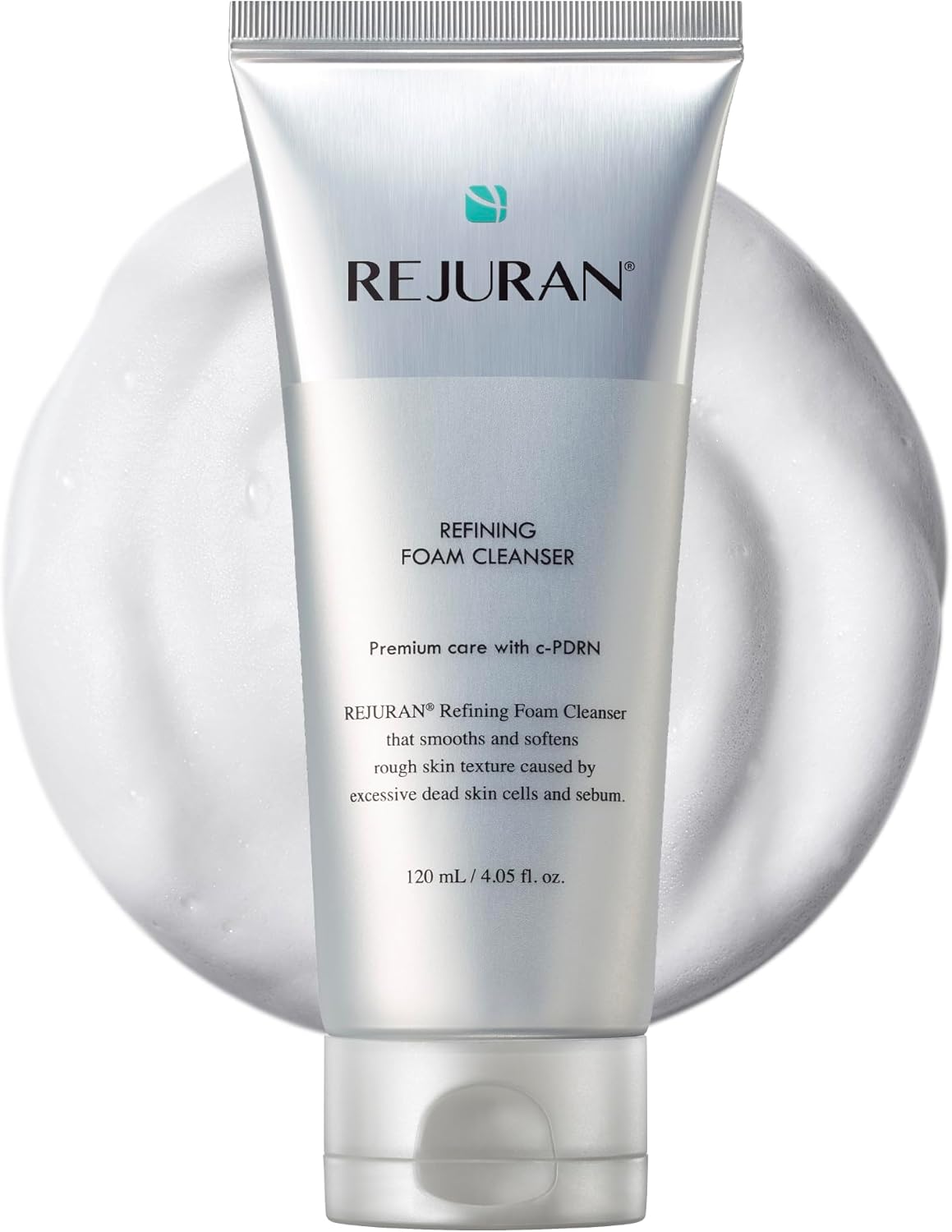 Official REJURAN Refining Foam Cleanser 120ml, Korean Cosmetics, Ampoule Cleansing Foam,